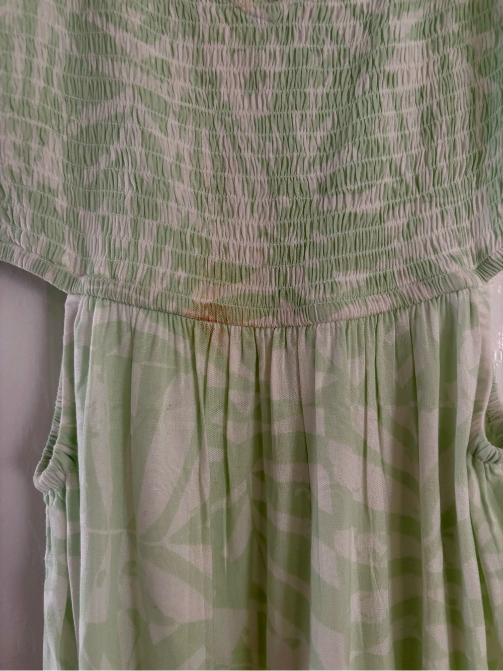 Roxy Women’s Light Green Tropical Print Maxi Dress - Picture 5 of 10
